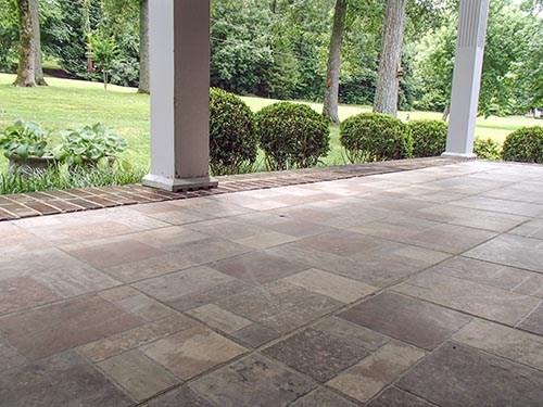 PolyLevel for Sunken Patio in Winston-Salem, Greensboro, Raleigh