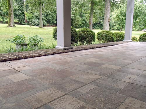 PolyLevel for Sunken Patio in Winston-Salem, Greensboro, Raleigh