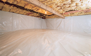 Crawl Space Moisture Barrier After in Winston-Salem