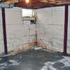 Rusted, corroded i-beams found with a failing foundation in a Clemmons home.