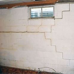 Bowing foundation walls in danger of failure in North Wilkesboro