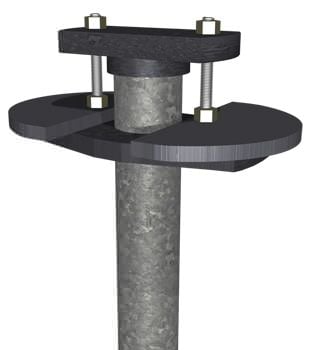 Graphic render of a foundation slab pier system