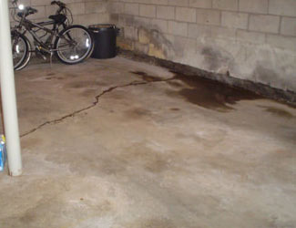basement floor crack repair system in North Carolina